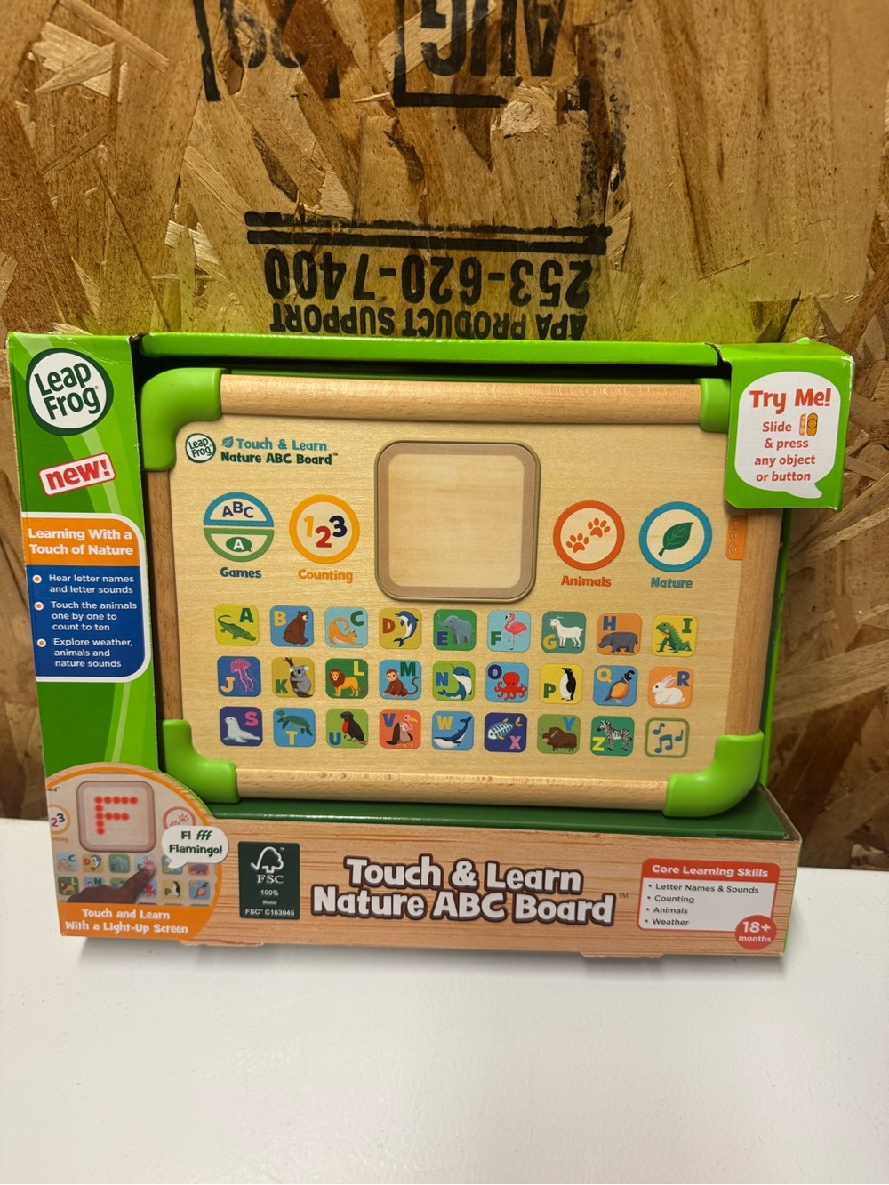 Leapfrog Interactive Touch & Learn Nature ABC Board